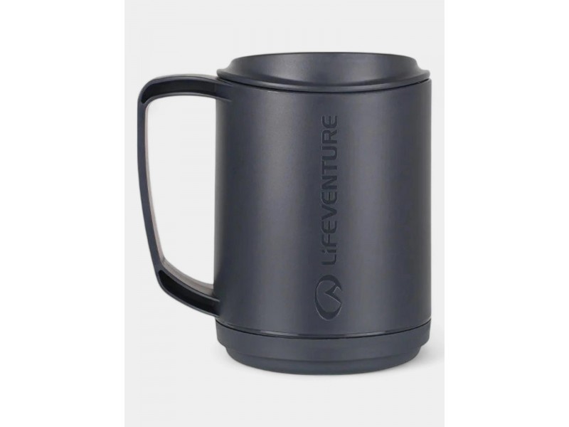 Lifemarque 1L rozsdamentes acél kulacs – fekete