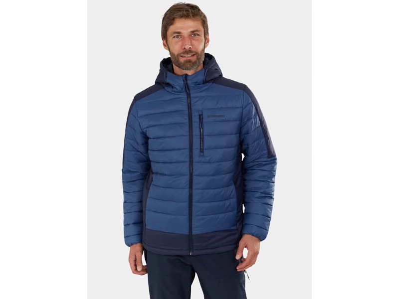 Fundango Matt férfi kapucnis dzseki – sötét türkiz