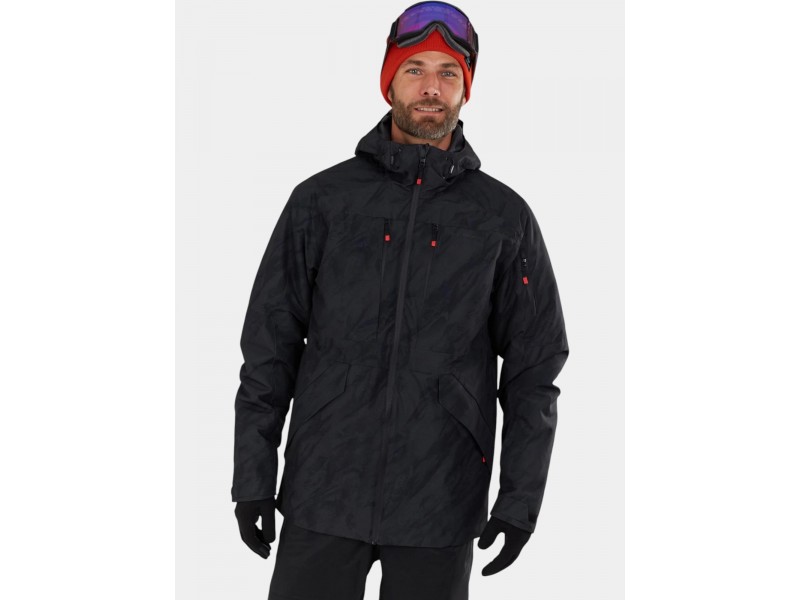 Fundango Baily ECO férfi síkabát fekete terepmintás