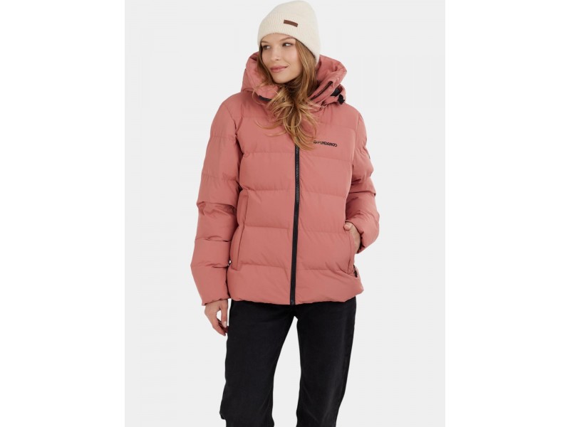 Fundango Amber női steppelt bélelt kabát - Mauve