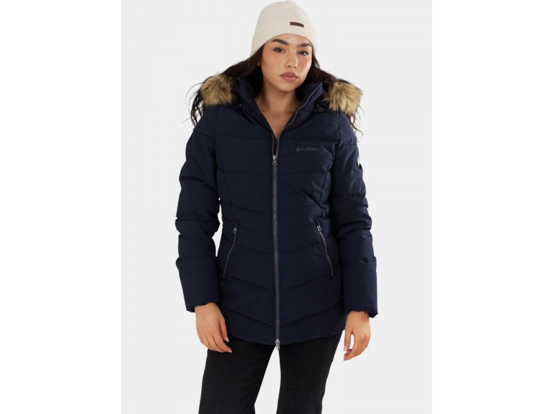 Fundango Prue női steppelt télikabát - patriot blue