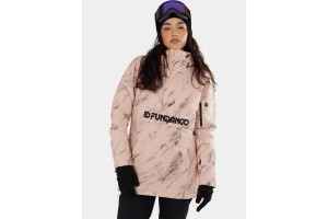 Fundango Birch ECO Logo anorak - 314 Rose Marble