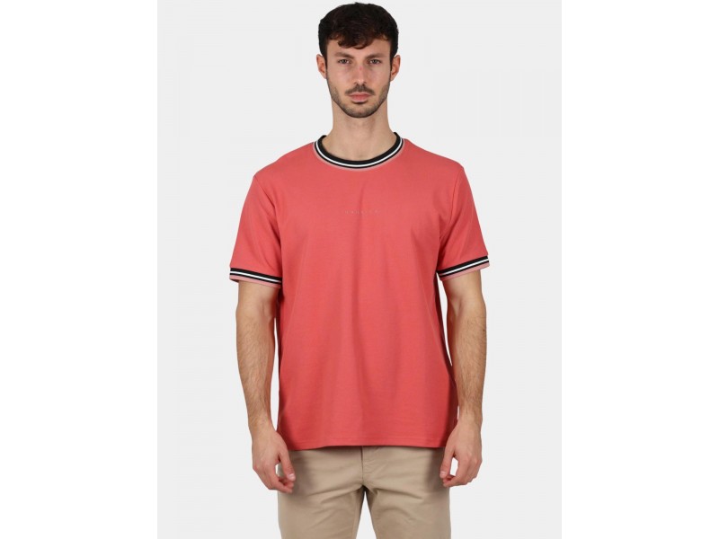 Nautica Seaton férfi póló - 832 rose red