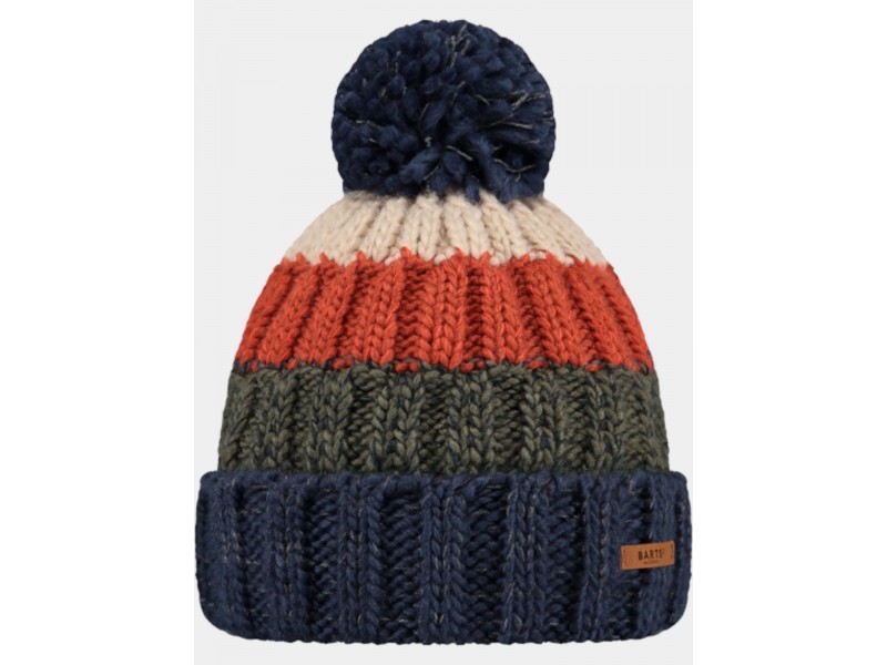 Barts Wilhelm Beanie D - férfi kötött sapka pompommal