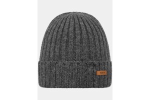 Barts Haakon Turnup férfi gyapjú sapka - 21-charcoal