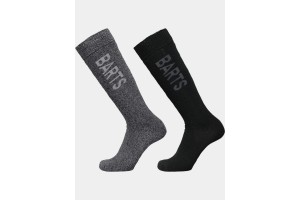 Barts Basic Skisock 2 Pack - antracit/fekete