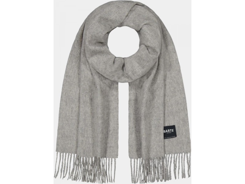Barts Kristjen Scarf D - 185x41 cm, 100% gyapjú, heather grey
