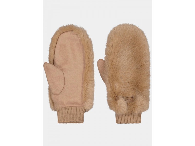 Barts Fur Mitts D - női kesztyű, light brown (24)