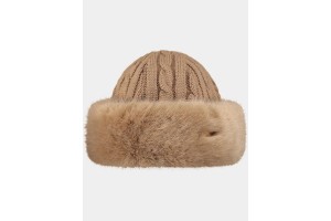Barts Fur Cable Bandhat D – light brown női fejpánt