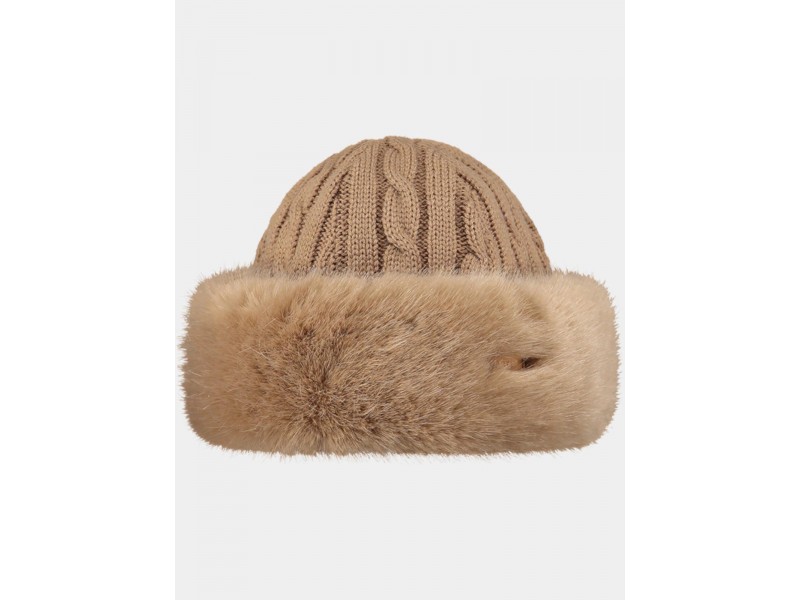 Barts Fur Cable Bandhat D – light brown női fejpánt
