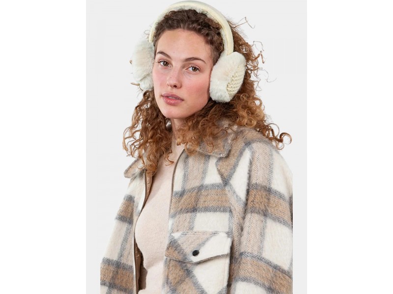 Barts Bigwit Earmuffs D — krémszínű műszőrme fülvédő