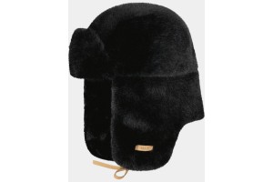 Barts Lucerne Bomber női sapka - fekete, műszőrme bélés