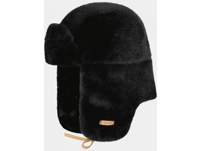 Barts Lucerne Bomber női sapka - fekete, műszőrme bélés