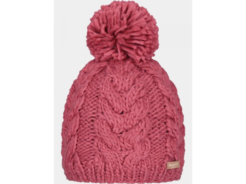 Barts Kelle Beanie D női bojtos sapka – blush
