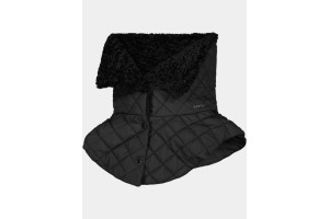 Barts Lyndl Col D - fekete női csősál, műszőrme bélés