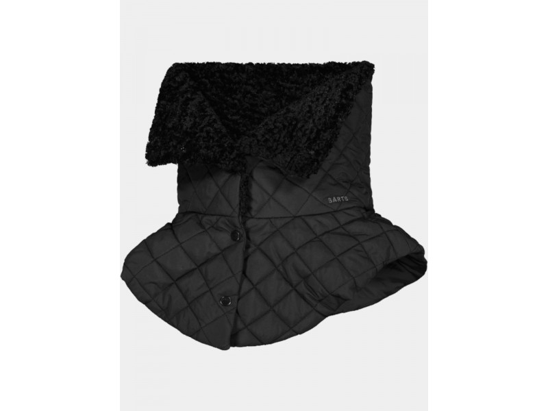 Barts Lyndl Col D - fekete női csősál, műszőrme bélés