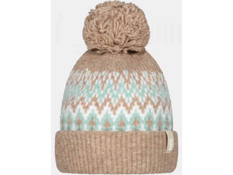 Barts Nakarah Beanie D – női bojtos sapka, barna