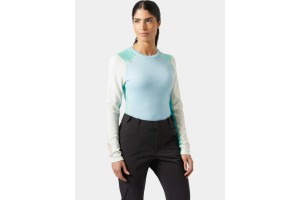 Helly Hansen női Lifa Merino Midweight Crew - light cyan