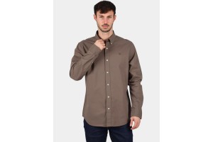 Timberland férfi Stretch Poplin ing - chocolate chip