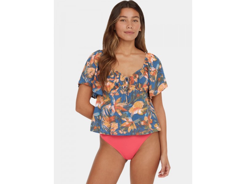 O'Neill Hughes Woven Top - kék mintás