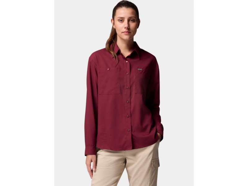 Columbia Silver Ridge Utility női ing - Rich Wine