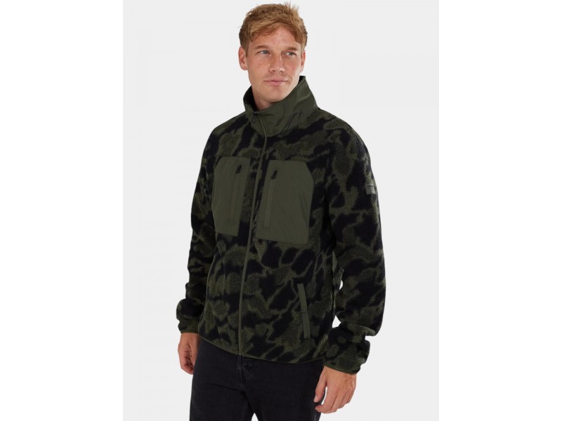 Fundango Haven Hybrid Jacket férfi polár - 590-oliv