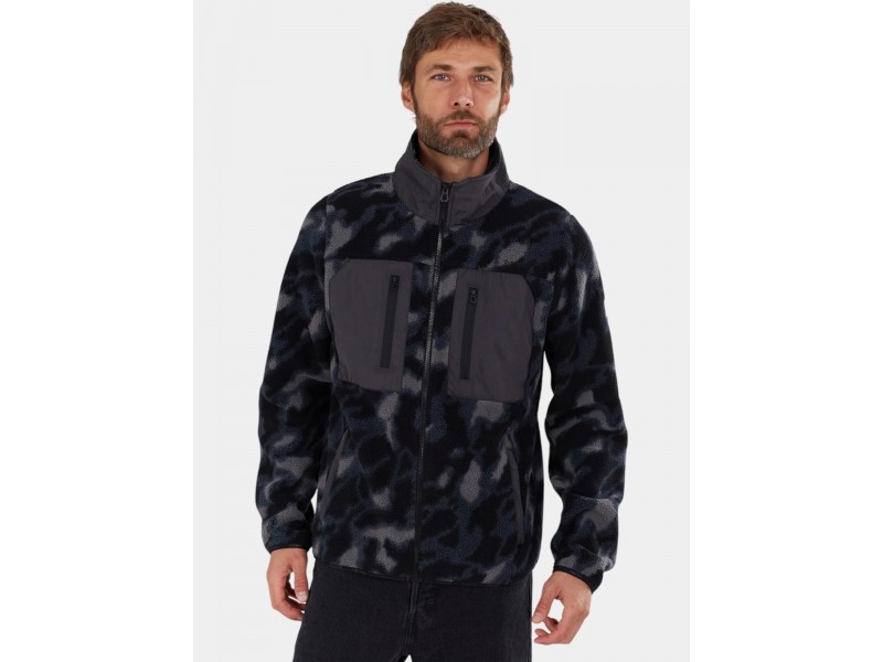 Fundango Haven Hybrid Jacket D - férfi polár (760-granit)