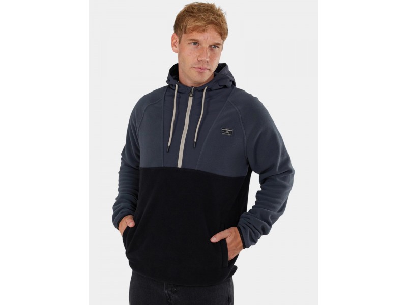 Fundango Carlos Fleece pulóver - fekete