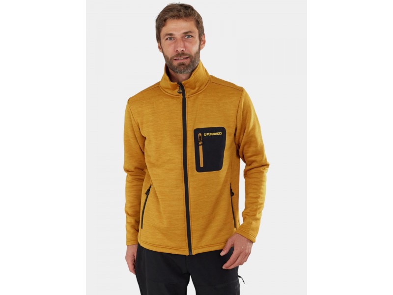 Fundango Revolution Fullzip Fleece - Mustár
