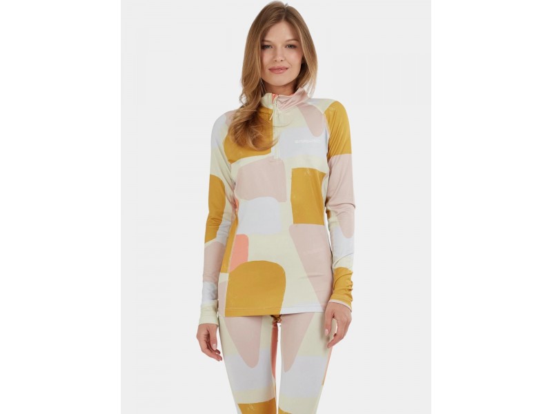 Fundango Yade II női baselayer top - 211 Inka Gold