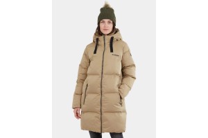 Fundango Vanessa női steppelt télikabát - Dark Sand