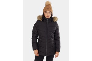 Fundango Prue Padded Jacket D - fekete heather