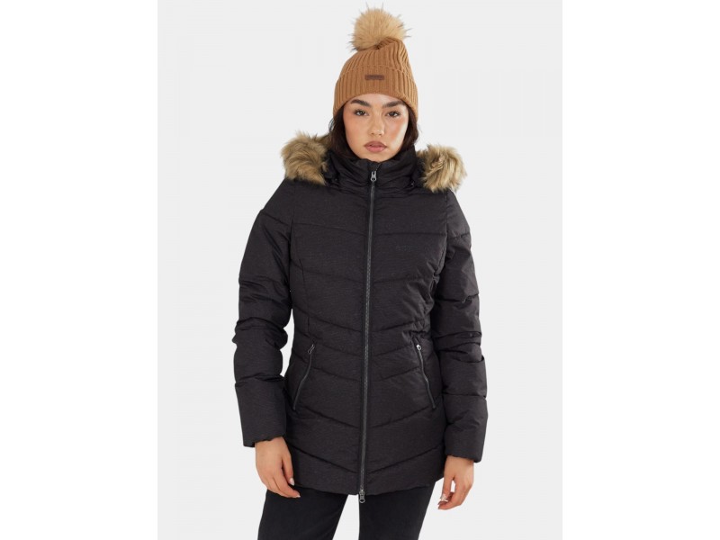 Fundango Prue Padded Jacket D - fekete heather