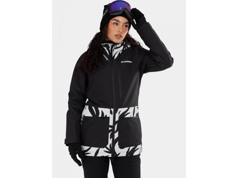 Fundango Poplar ECO női síkabát – fekete fusion