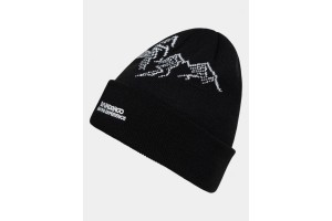 Fundango Hill Beanie D férfi fekete kötött sapka