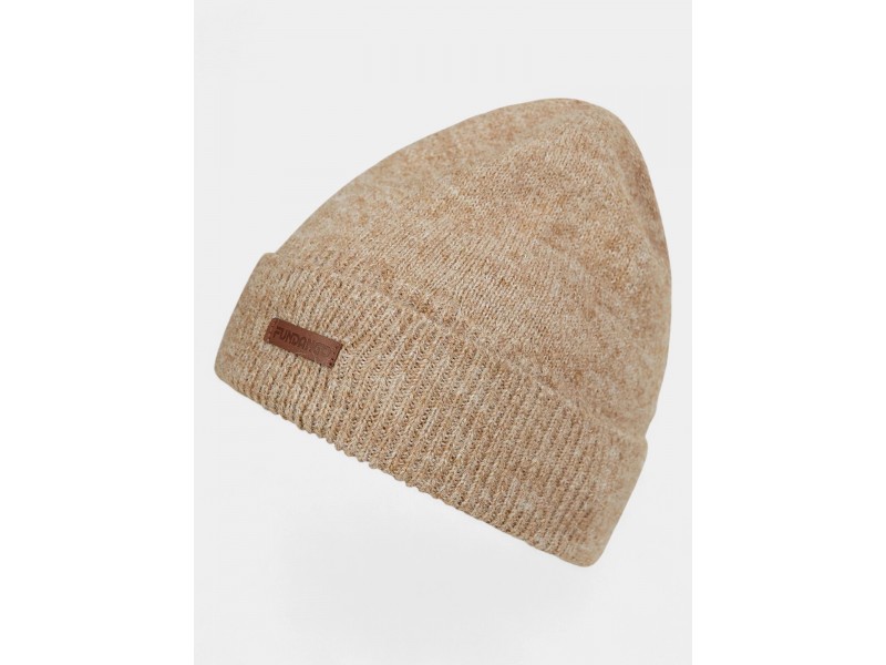 Fundango Truce Beanie D női kötött sapka - nugát