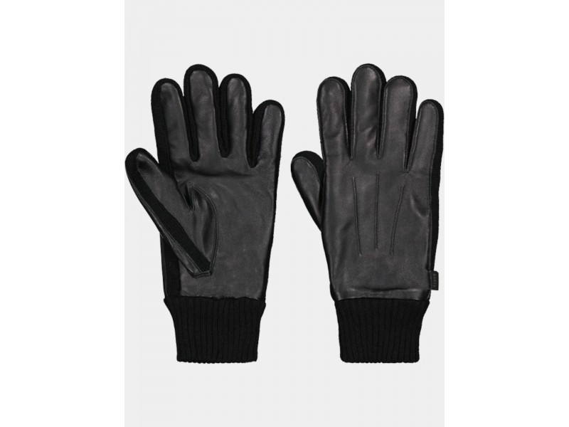 Barts Taaron Gloves férfi bőrkesztyű - fekete