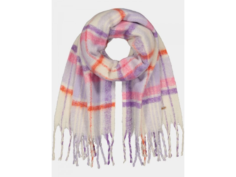 Barts Loriant Scarf D - kockás női sál (18-lilac)