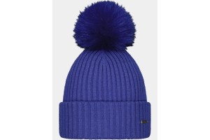 Barts Kenzie női sapka kobalt műszőrme pompon