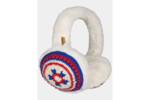 Barts Crochetti női fülvédő, kék műszőrme borítással