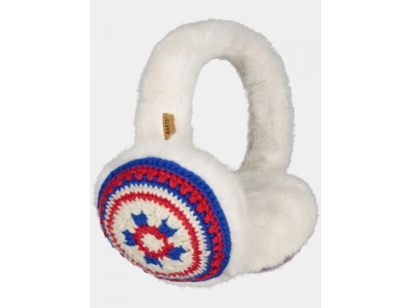 Barts Crochetti női fülvédő, kék műszőrme borítással