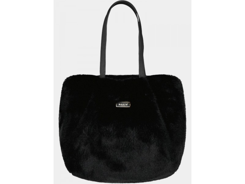 Barts Djupa Totebag D – női fekete shopper, műszőrme