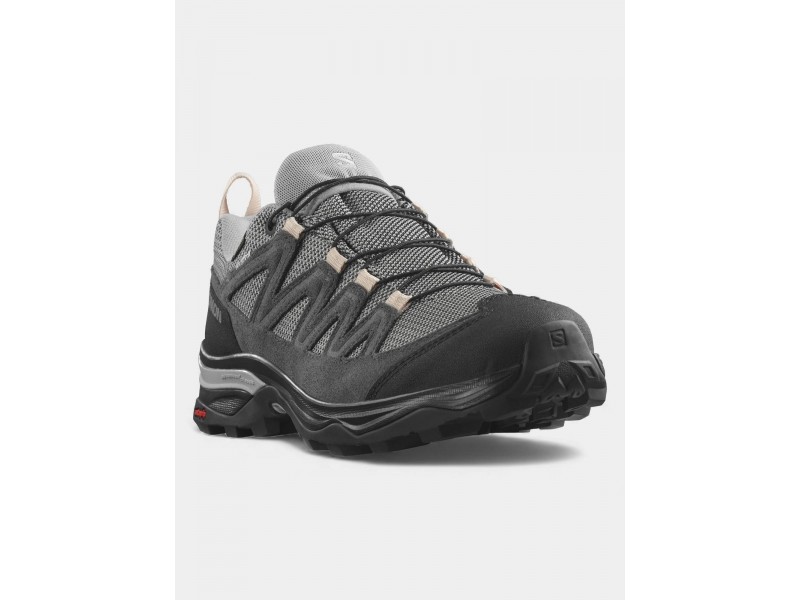 Salomon X Ward Leather GTX W női túracipő - black/ebony
