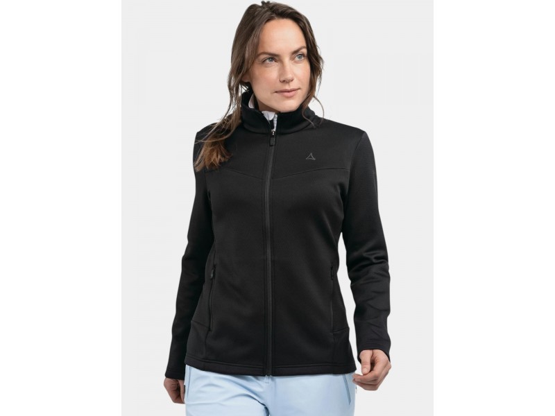 Schöffel Fleece Jk Style Pine – fekete (női polár)