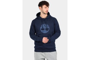 Timberland férfi Tree Logo kapucnis pulóver - sötét kék