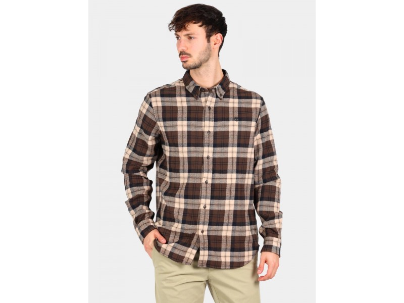 Timberland kockás flanel ing - csokoládé barna (g56)