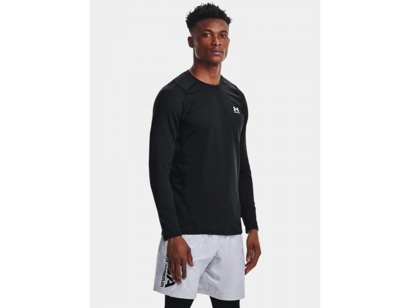 Under Armour UA CG Fitted Crew — fekete/antracit