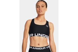 Under Armour UA HG Mid Branded női melltartó - fekete
