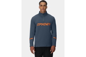 Spyder Speed Fleece 1/2 Zip D férfi polár — slb-slate blue