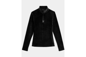 Spyder Shimmer Bug 1/2 Zip női fekete polár felső